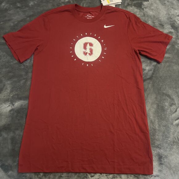 SNALL Men's NIKE Stanford University Fear The Tree Graphic T Shirt - Picture 1 of 8